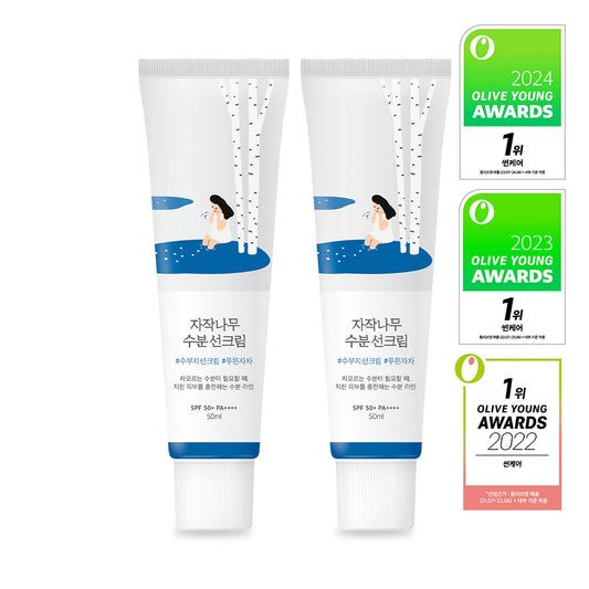 Round Lab Birch Juice Moisturizing Sunscreen 1+1 Set