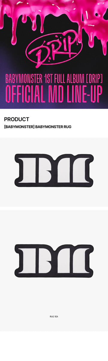 Babymonster - Drip 1st Full Album Official MD Rug – Kpop Omo