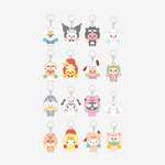 Stray Kids - Skzoo X Sanrio Characters Official Md Secret Flocked Figure Keyring (cheer Up Ver)