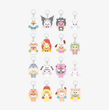 Stray Kids - Skzoo X Sanrio Characters Official Md Secret Flocked Figure Keyring (cheer Up Ver)