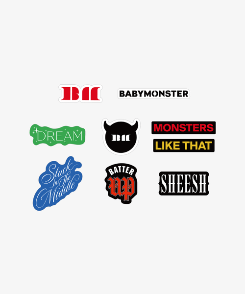 BabyMonster - See You There Official MD Logo Sticker Pack – Kpop Omo