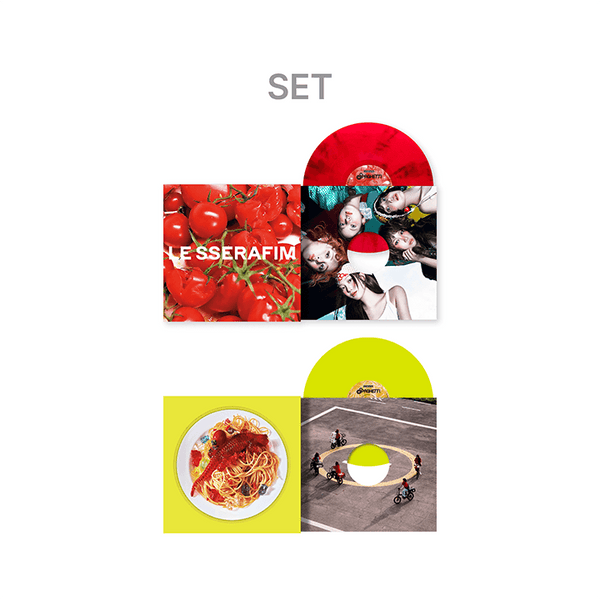 【10形態セット+各種購入特典】LE SSERAFIM 'SPAGHETTI' Le sserafim - spaghetti 1st single album vinyl set – Kpop Omo