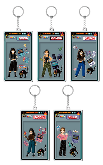 MEOVV - Burning up Official MD Shaker Keyring