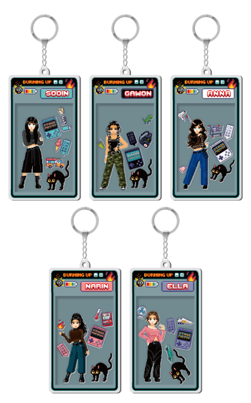 MEOVV - Burning up Official MD Shaker Keyring