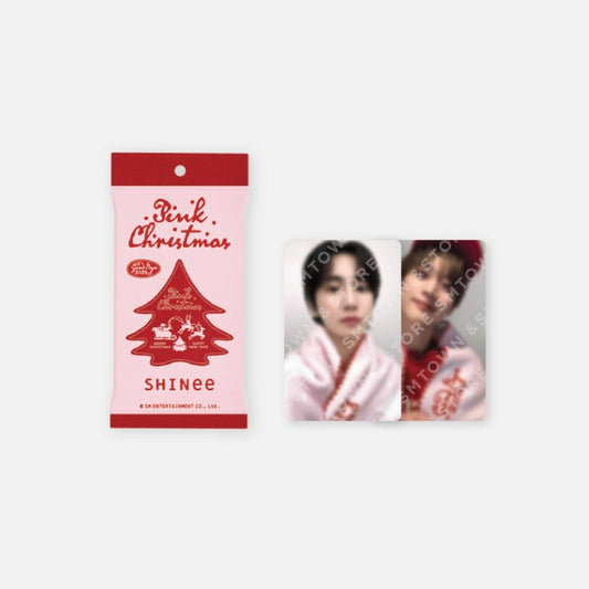 SHINEE - 2024 Pink Christmas Photo Card Random Pack