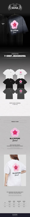 Blackpink - korea edition official md t-shirt mugunghwa