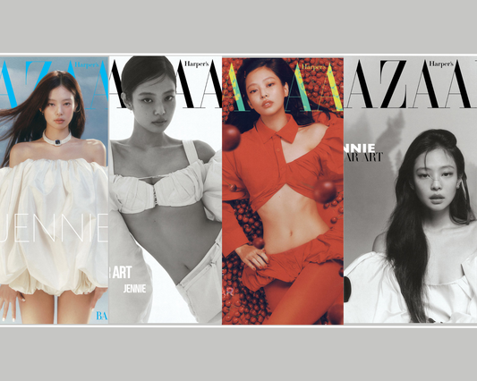 BLACKPINK JENNIE COVER BAZAAR MAGAZINE (OCTOBER 2023 ISSUE)