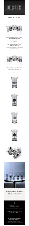 Seventeen s.coups x mingyu - double up live party in inchoen official md shot glass set