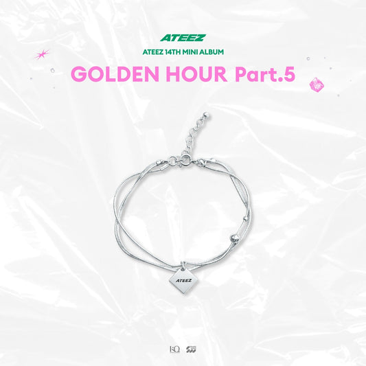Ateez - Golden Hour : Part.5 Pop Up Official Md 925 Silver Bracelet
