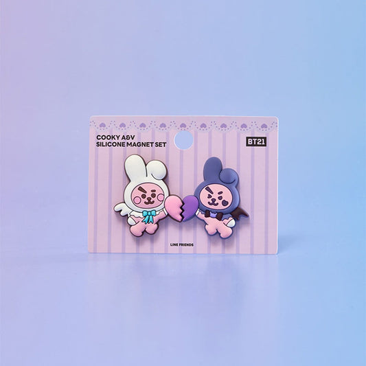 BTS x BT21 - Angel & Villain Silicone Magnet Set