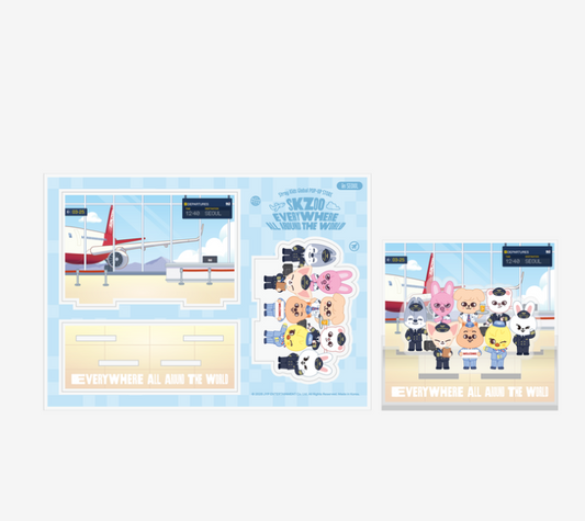 Stray kids - skzoo everywhere all around in seoul official md skzoo acrylic stand seoul ver