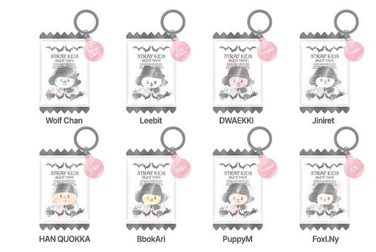Stray kids - do it pop up store official md skzoo shaker keyring