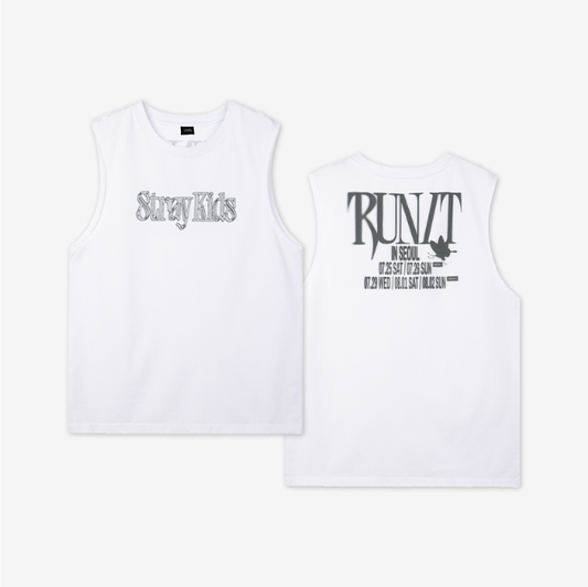 Stray Kids - Run It World Tour In Seoul Official Md Sleeveless Top