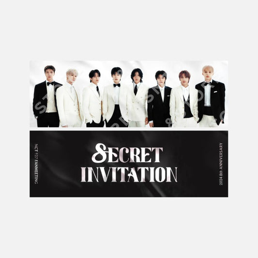 NCT 127 - 8ECRET Invitation 8th Anniversary Fanmeeting Official MD Slogan