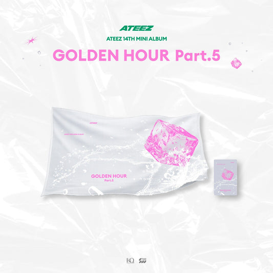 Ateez - Golden Hour : Part.5 Pop Up Official Md Slogan Towel