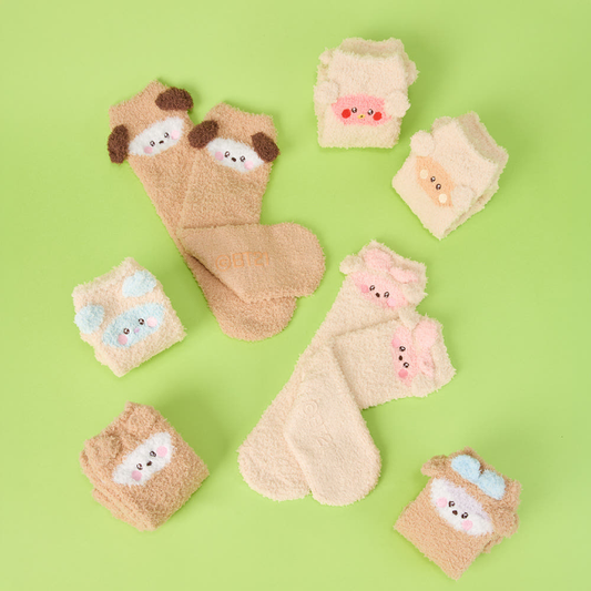 Bt21 - Fluffy New Year Sleeping Socks