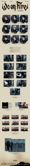 &team - we on fire 3rd ep album weverse lucky draw event solo edition set