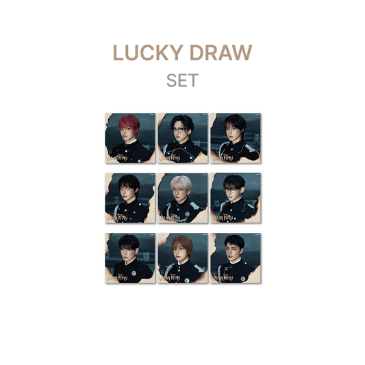 &team - we on fire 3rd ep album weverse lucky draw event solo edition set