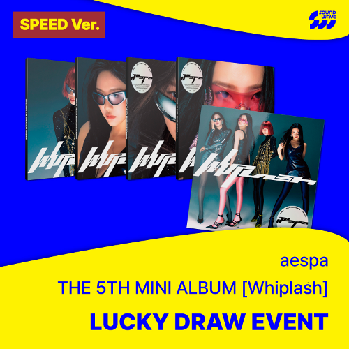 AESPA 5th Mini Album Speed Ver Random - Whiplash (Soundwave Lucky Draw Event)