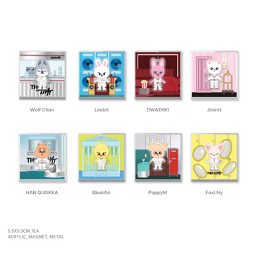 Stray Kids - This & That Pop Up Official Md Skzoo Spinning Magnet