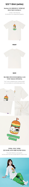 BTS - Wootteo X RJ Collaboration Official MD S/S T-Shirt