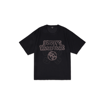BTS - arirang world tour official md s/s tour t-shirt (black