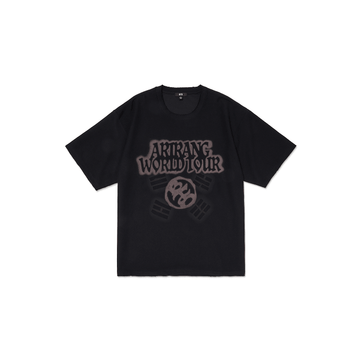 BTS - arirang world tour official md s/s tour t-shirt (black