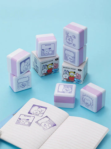 BTS x BT21 - Today’s Face Random Speech Bubble Stamp (1P)