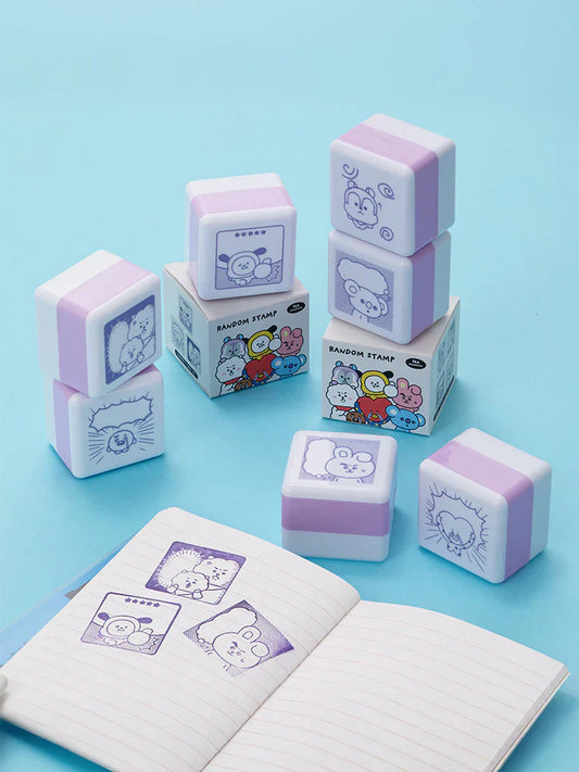BTS x BT21 - Today’s Face Random Speech Bubble Stamp (1P)