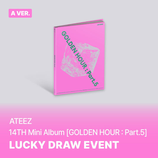 Ateez - Golden Hour : Part.5 14th Mini Album Soundwave Lucky Draw Event Standard A Ver