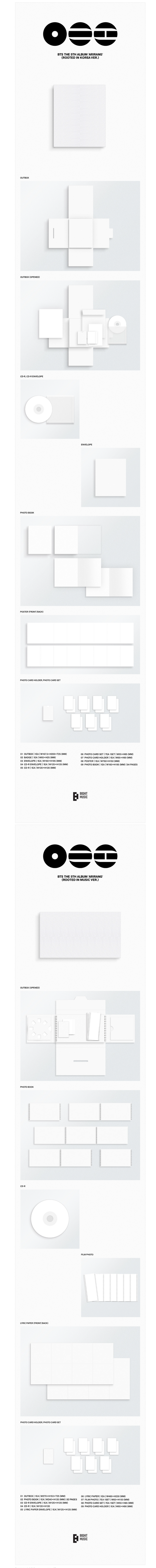 BTS 5th Album -  Arirang  standard + living legend Early Bird Set