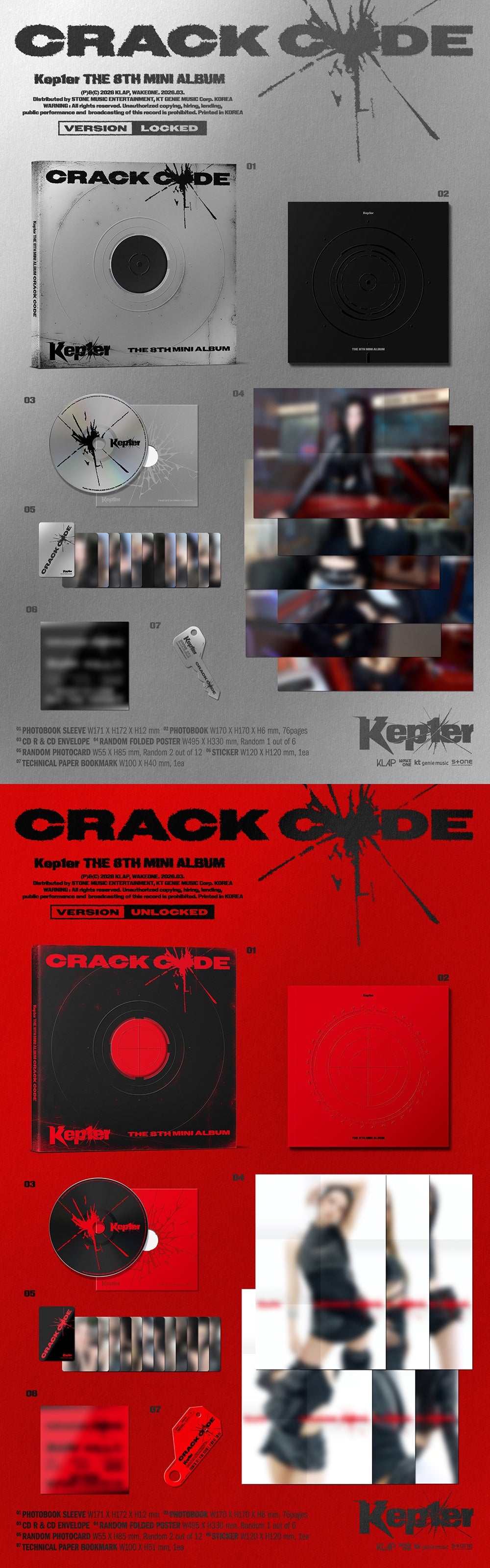 Kep1er - crack code 8th mini album standard set – Kpop Omo