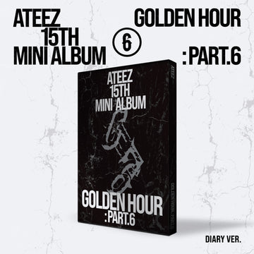 Ateez - Golden Hour : Part.6 15th Mini Album Standard Diary Ver