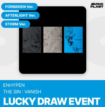 Enhypen - the sin : vanish 7th mini album musicplant lucky draw event - standard random