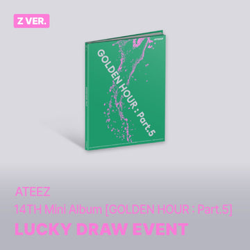 Ateez - Golden Hour : Part.5 14th Mini Album Soundwave Lucky Draw Event Standard Z Ver
