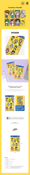 BTS - Toy Story X Tinytan Collaboration MD Sticker