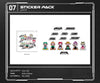 P1harmony - P1kids Pop Up Store Official MD Sticker Pack