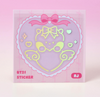 Bt21 - ribboned u minini hologram medium sticker (2ea)