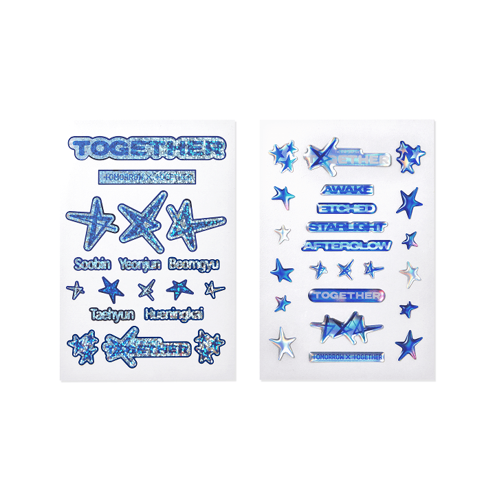 Txt Journal Sticker TXT - The Star Chapter : Together Official MD Sticker Set – Kpop Omo