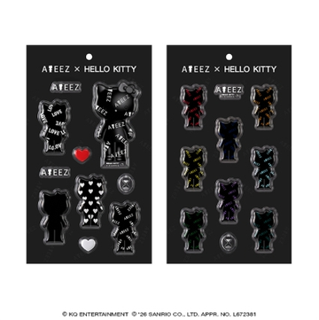 Ateez - Ateez X Hello Kitty Japan Pop Up Official Md 3d Sticker