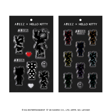 Ateez - Ateez X Hello Kitty Japan Pop Up Official Md 3d Sticker