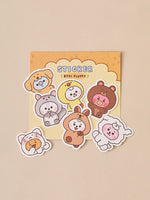 BT21 - Baby Fluffy Sticker Pack Set