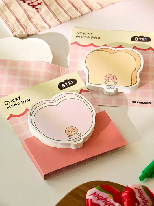 BT21 - Baby Bakery Shop MD Sticky Memo Notepads