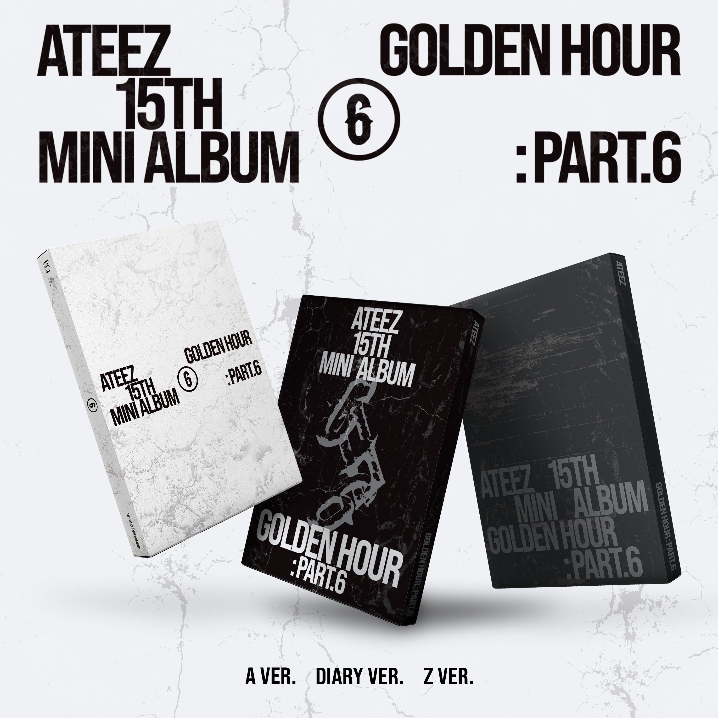 Ateez - Golden Hour : Part.6 15th Mini Album Toktoq Gift Standard