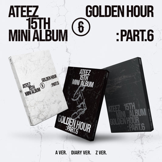Ateez - Golden Hour : Part.6 15th Mini Album Toktoq Gift Standard Set