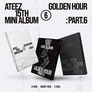 Ateez - Golden Hour : Part.6 15th Mini Album Standard Set