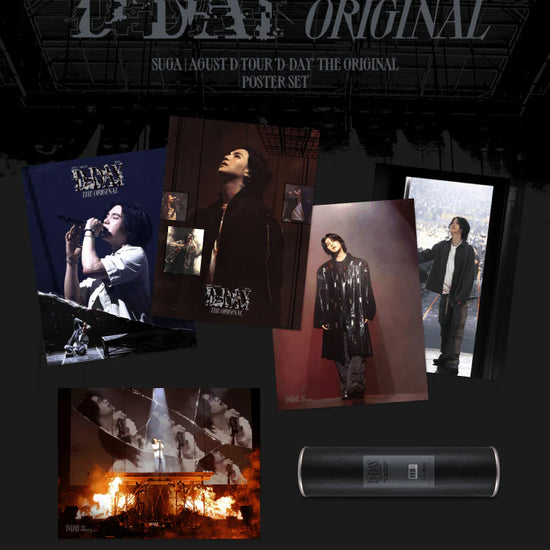 Suga - Agust D Tour D-Day The Original (Poster Set) – Kpop Omo Suga - Agust D Tour D-Day The Original (Poster Set) – Kpop Omo