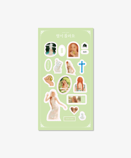 Sunmi - Heart Burn Official MD Deco Sticker