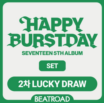 SEVENTEEN 5th Album - Happy Burstday (Beatroad 2nd Lucky Draw