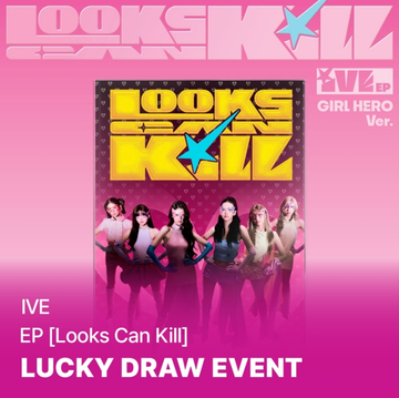 Ive - Looks Can Kill Ep Album Soundwave Lucky Draw Event Standard Girl Hero Ver